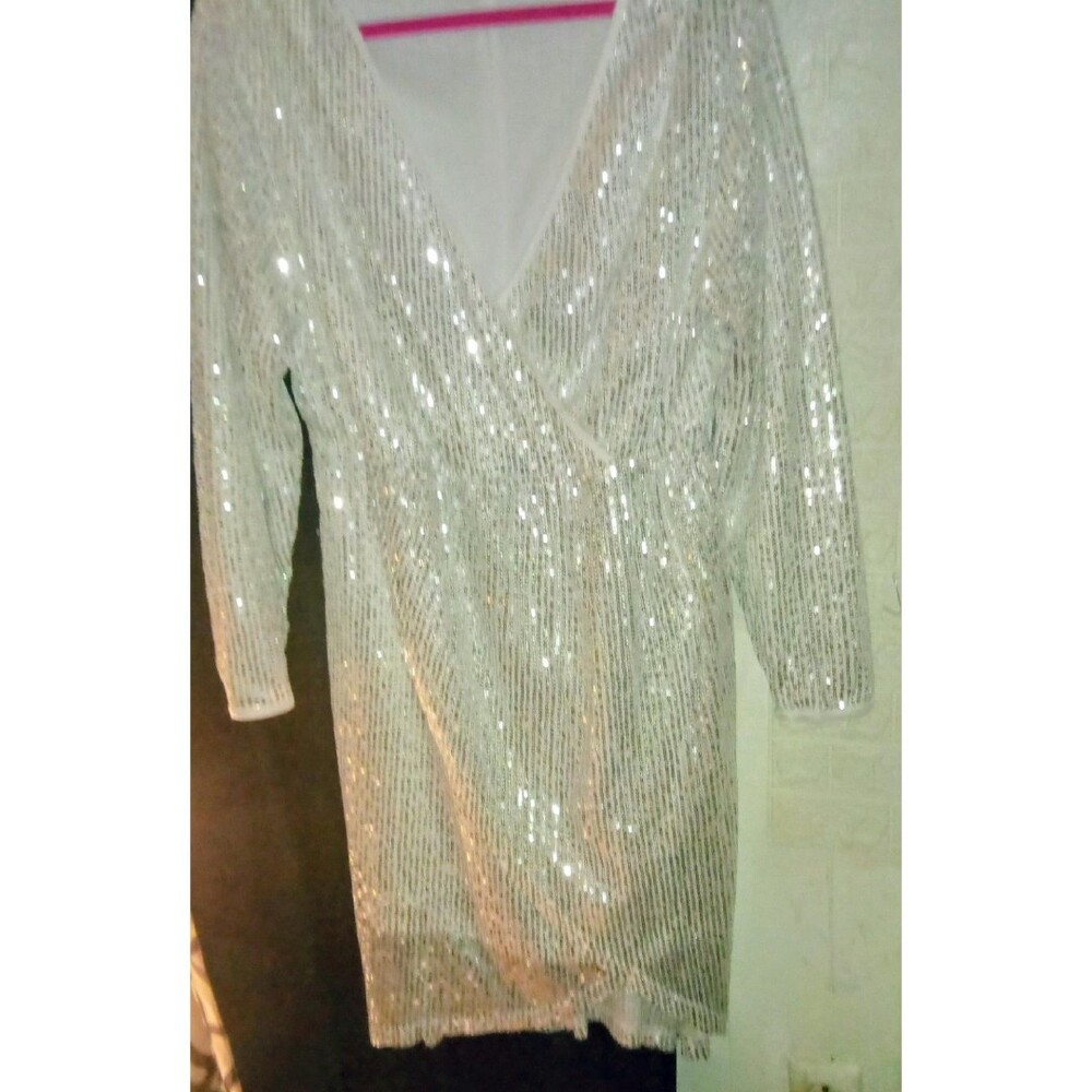 Sequin Summer Evening Special Events Dinner Dress sz XL.....Gowns